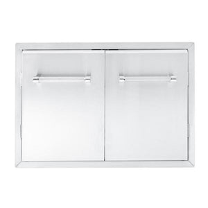 Built-in Grill Cabinet in Stainless Steel, Double Access Door, 33"