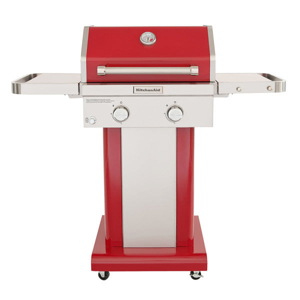 2-Burner Propane Gas Grill, Red