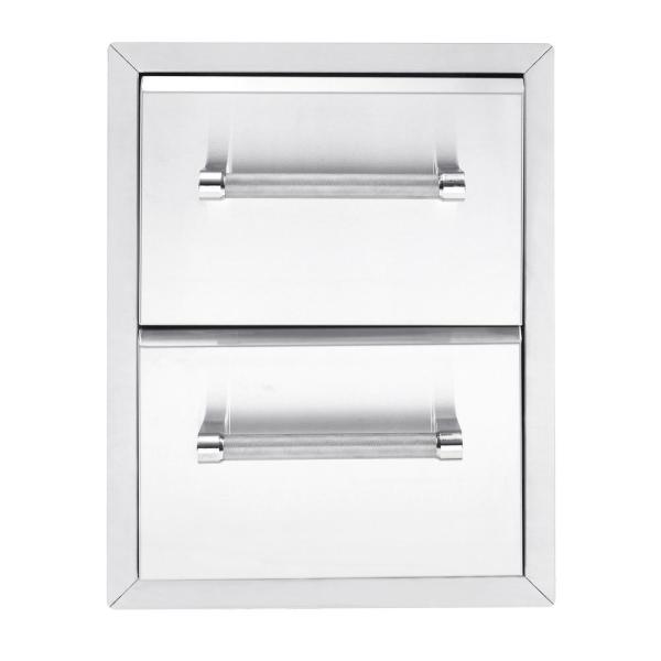 Built-in Grill Cabinet Drawer Storage in Stainless Steel, 18